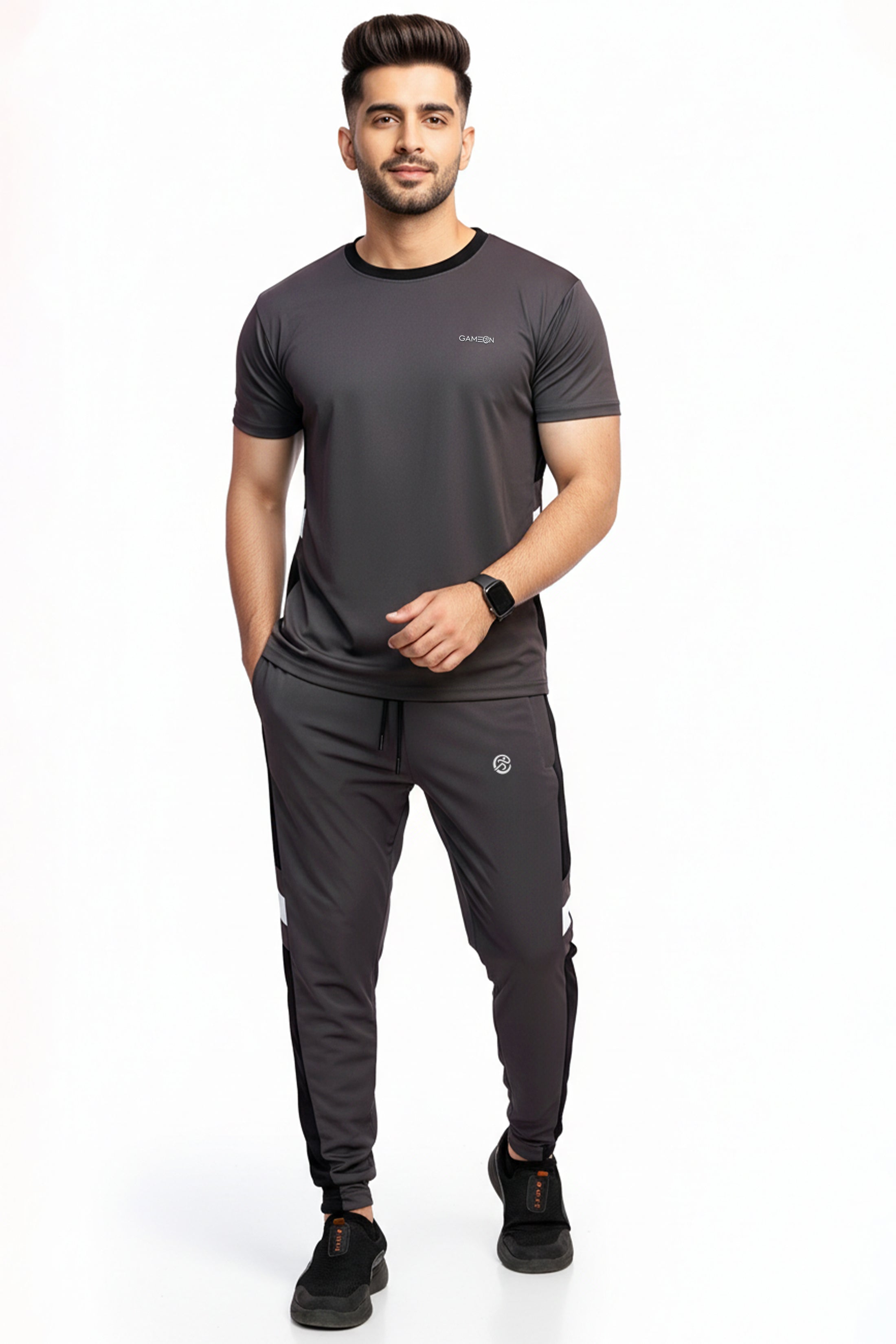 Blade Runner – Combination Tracksuit - Premium Polyester Gray, Black and White