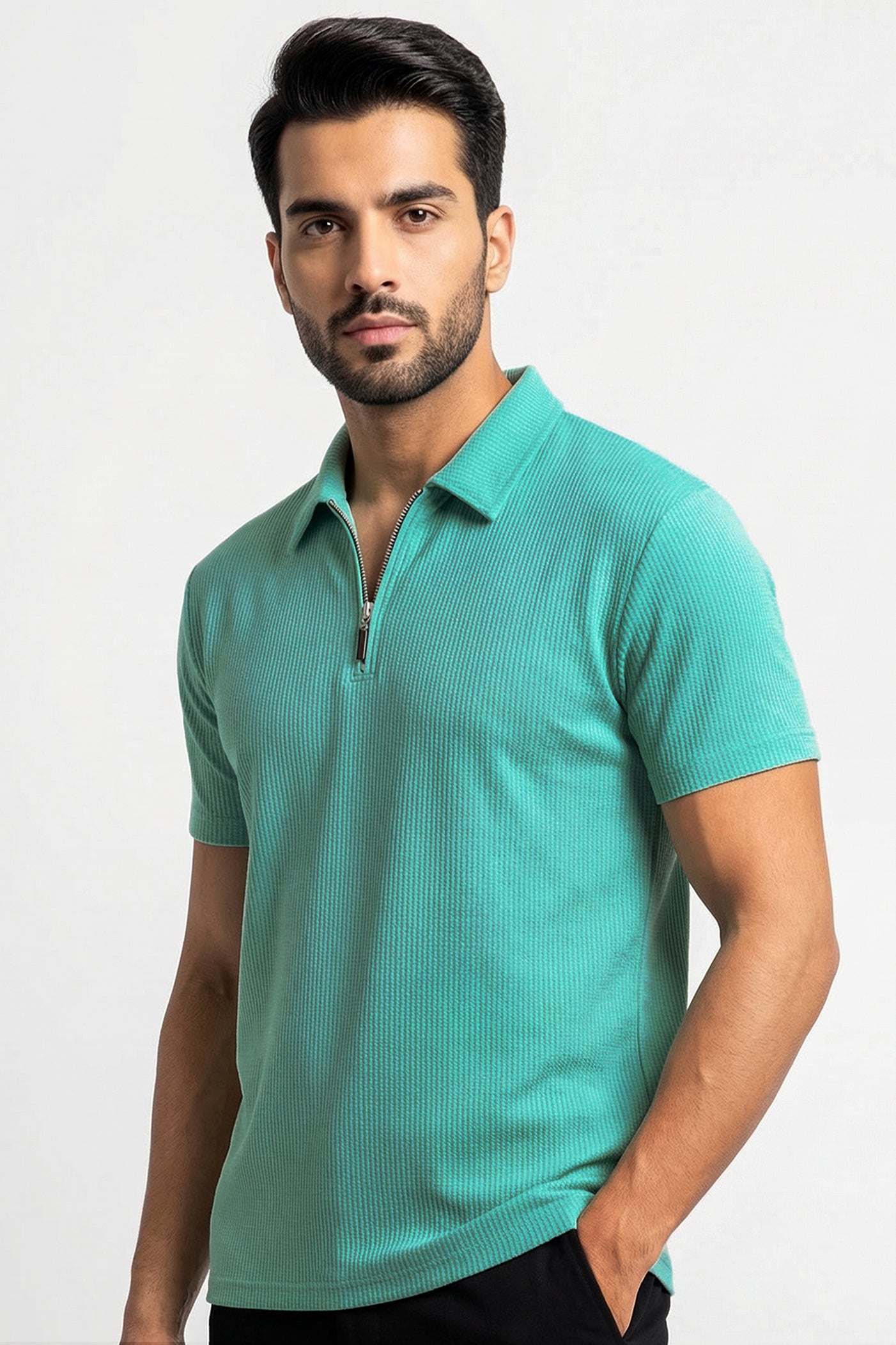 Neon Polo – Zipper Edition