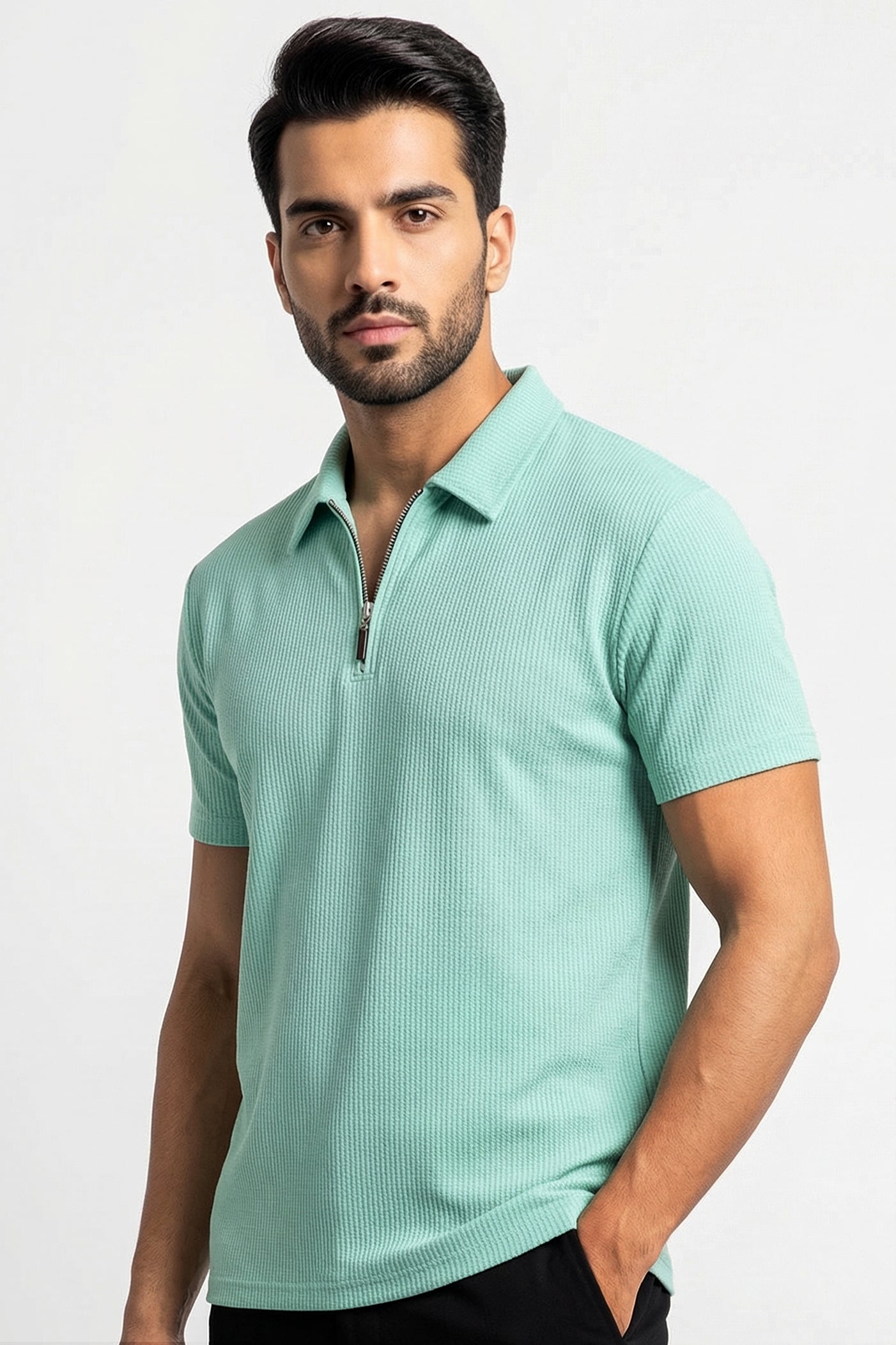 Neon Polo – Zipper Edition