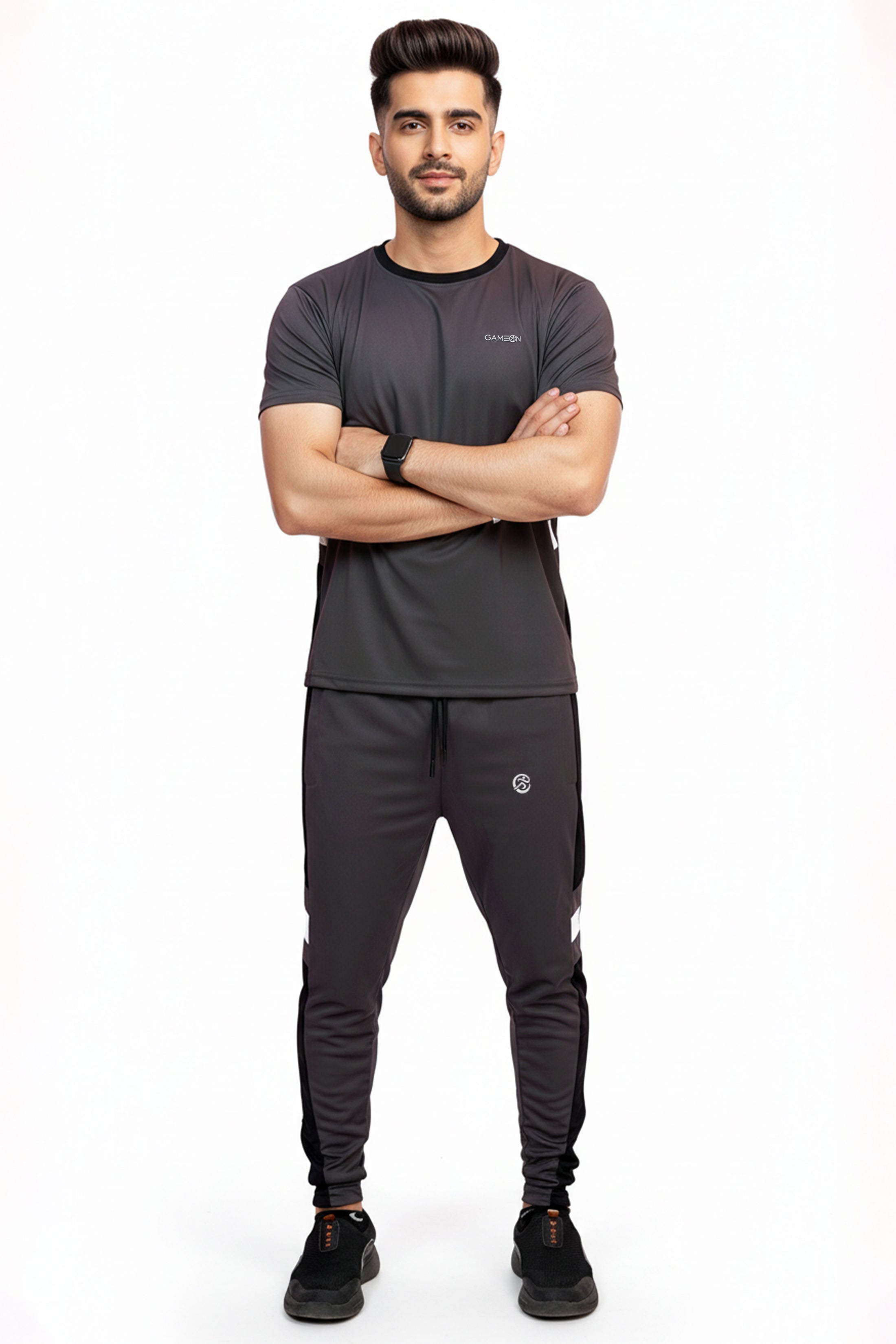 Blade Runner – Combination Tracksuit - Premium Polyester Gray, Black and White