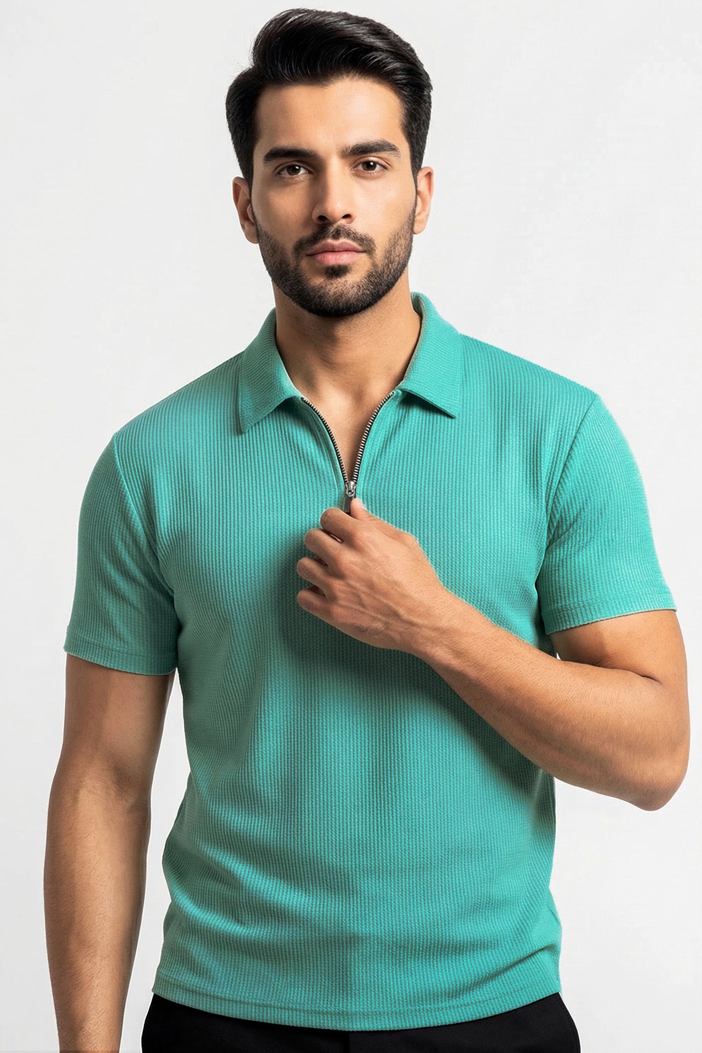 Neon Polo – Zipper Edition