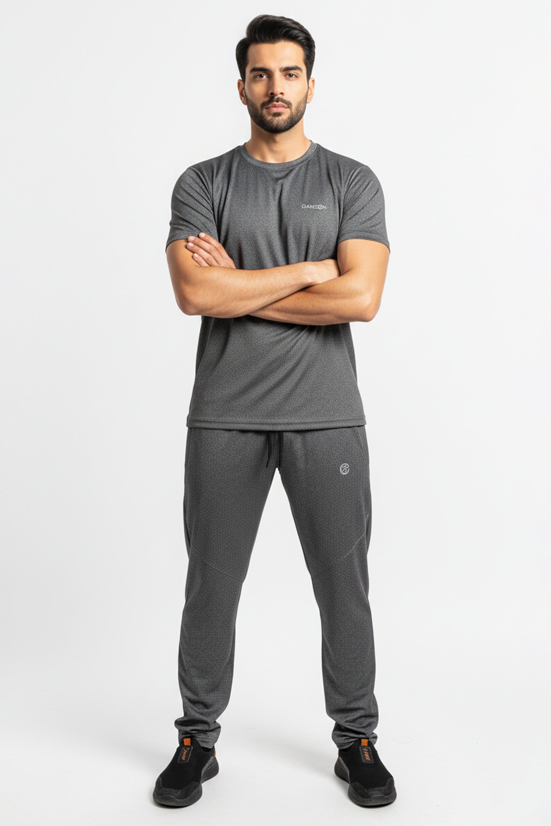 Imported Bold-Sleek Gray Storm Track Suit - Premium Imported Light Gray Polyester Track Suit Set
