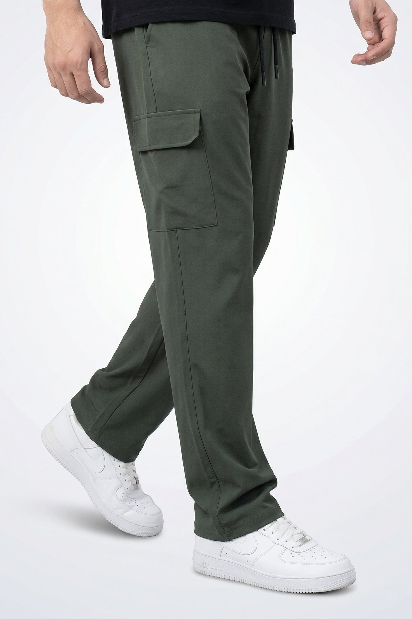 UrbanTrek Olive Cargo Joggers