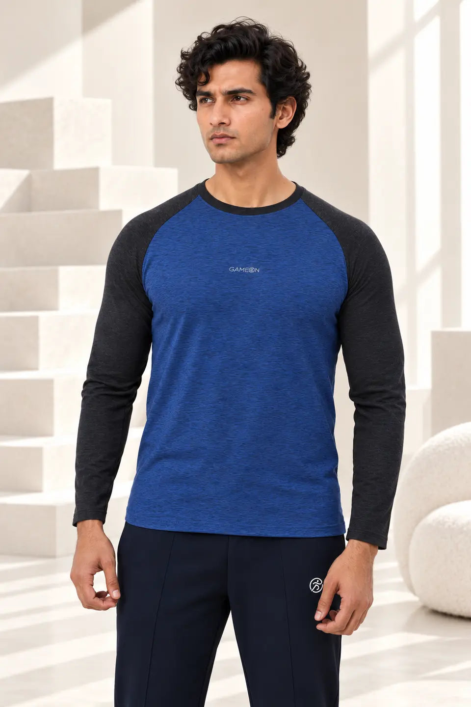 Cobalt Current – Men’s Cotton Shirt &amp; Metro Navy Straight-Fit Trouser Set