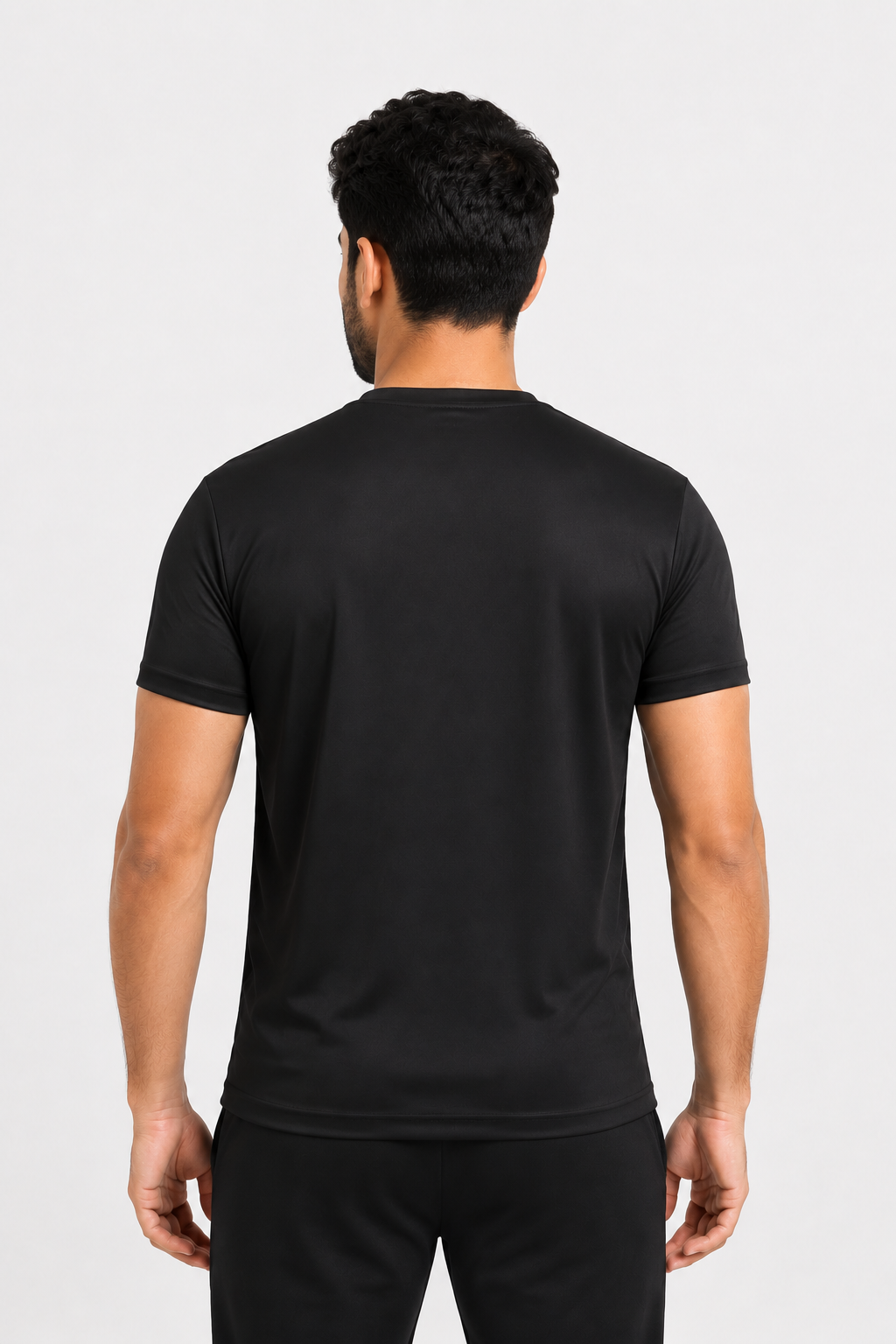 GameOn Wild Wave Sublimation Round-Neck Shirt – Black/Grey