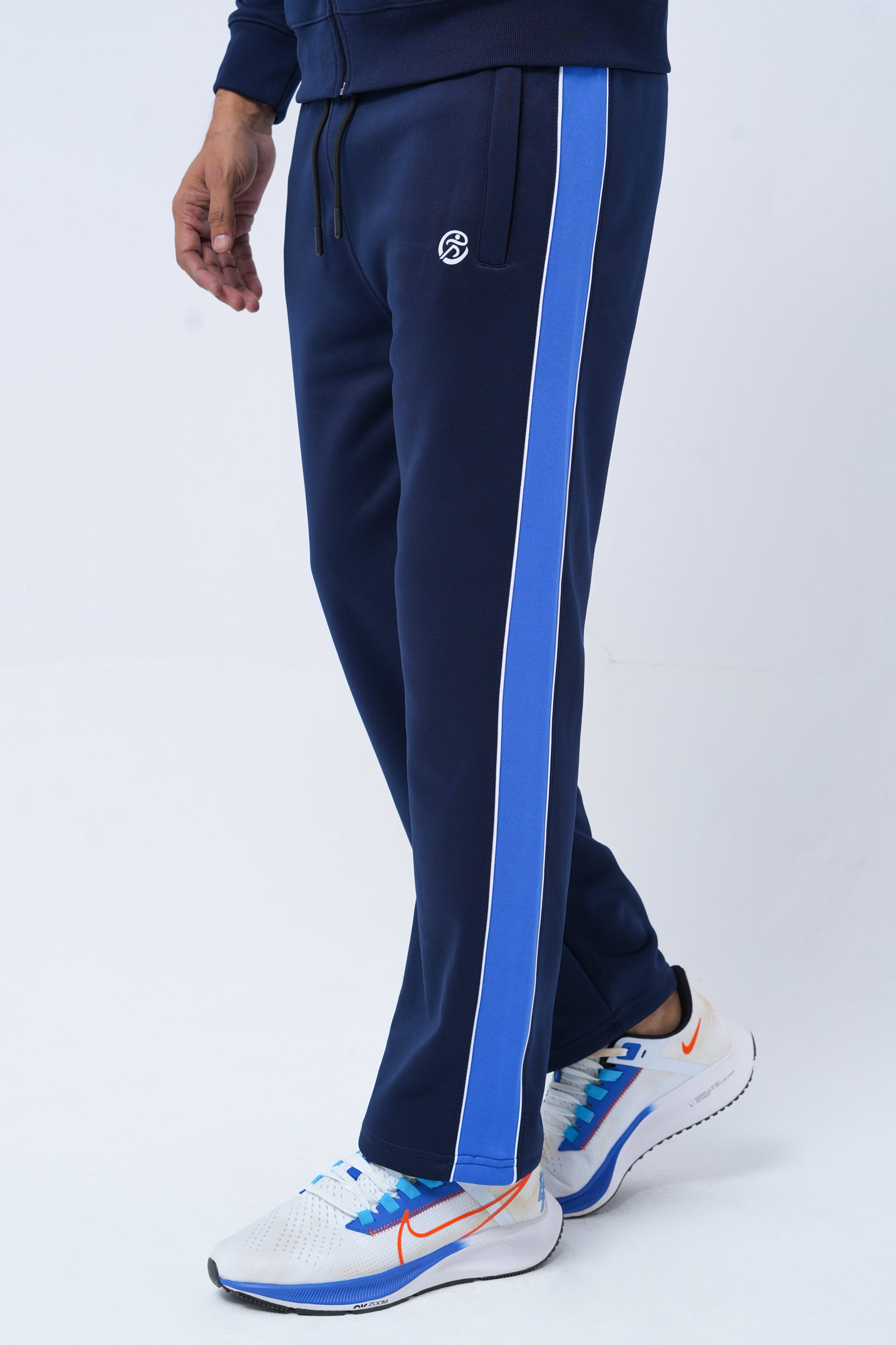 Wining Combo Tracksuit – Neon Blue & Navy