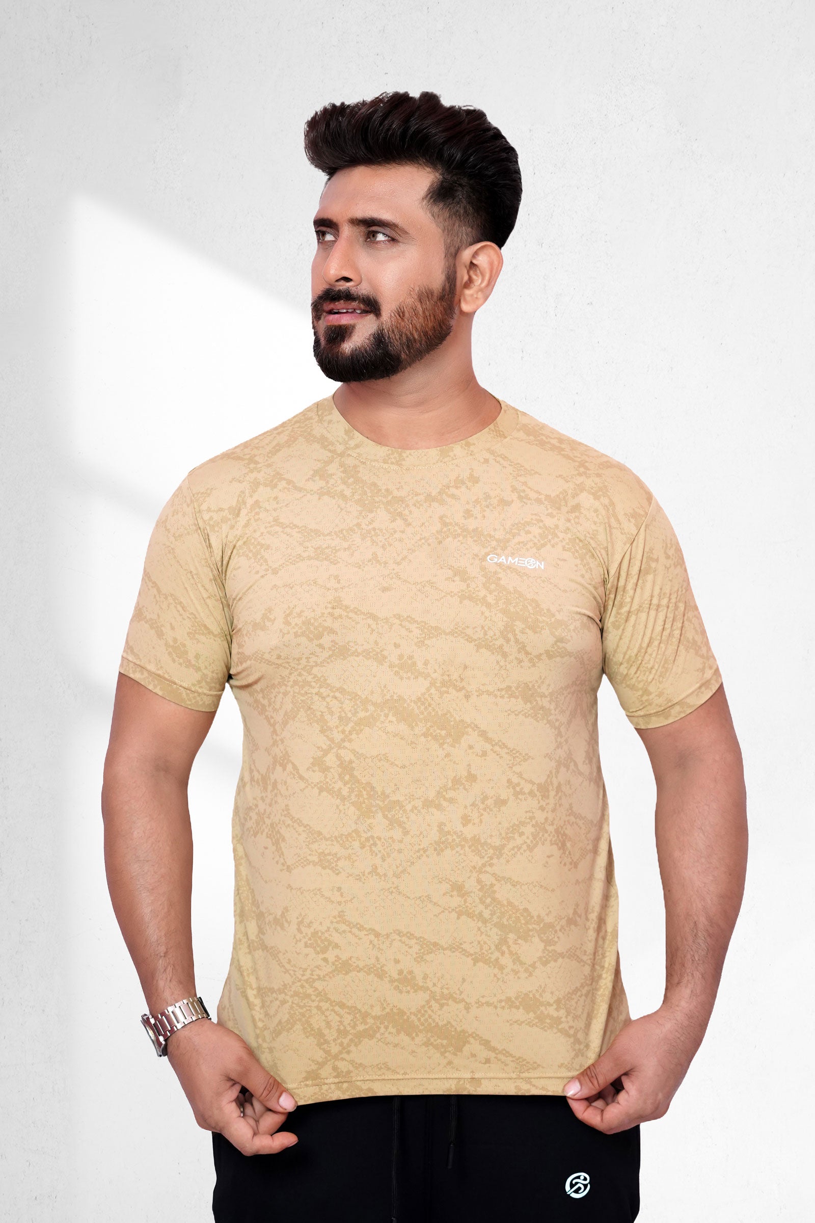 Earth Tone Affair – Khaki Short Sleeves