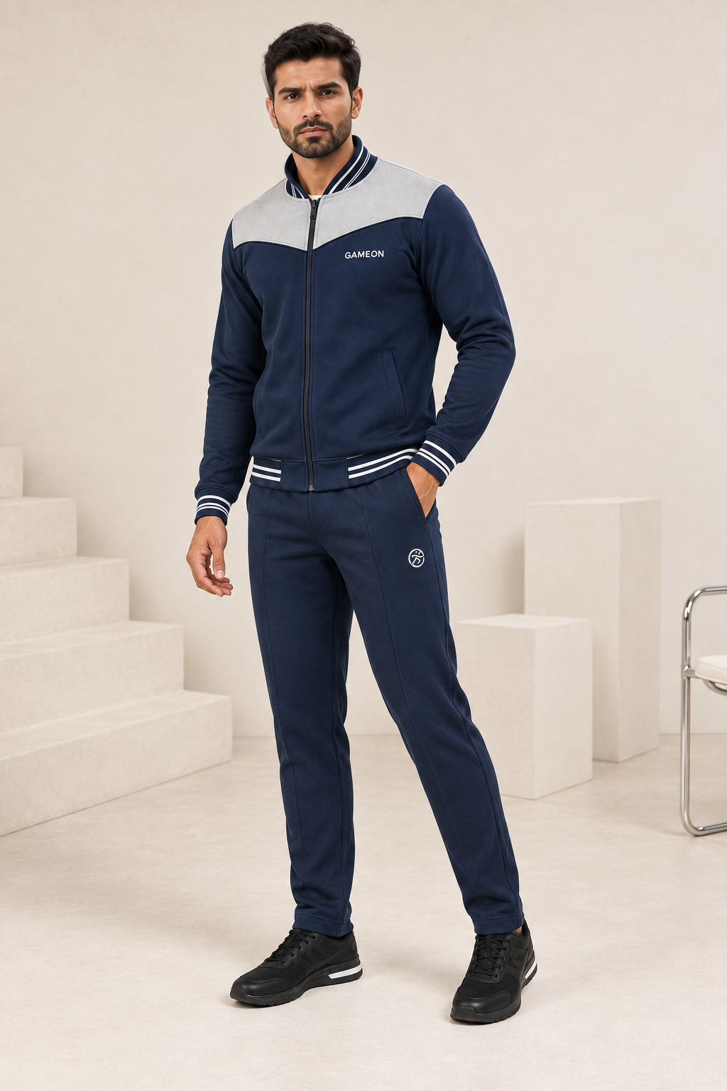 Metro Navy – Navy & Grey