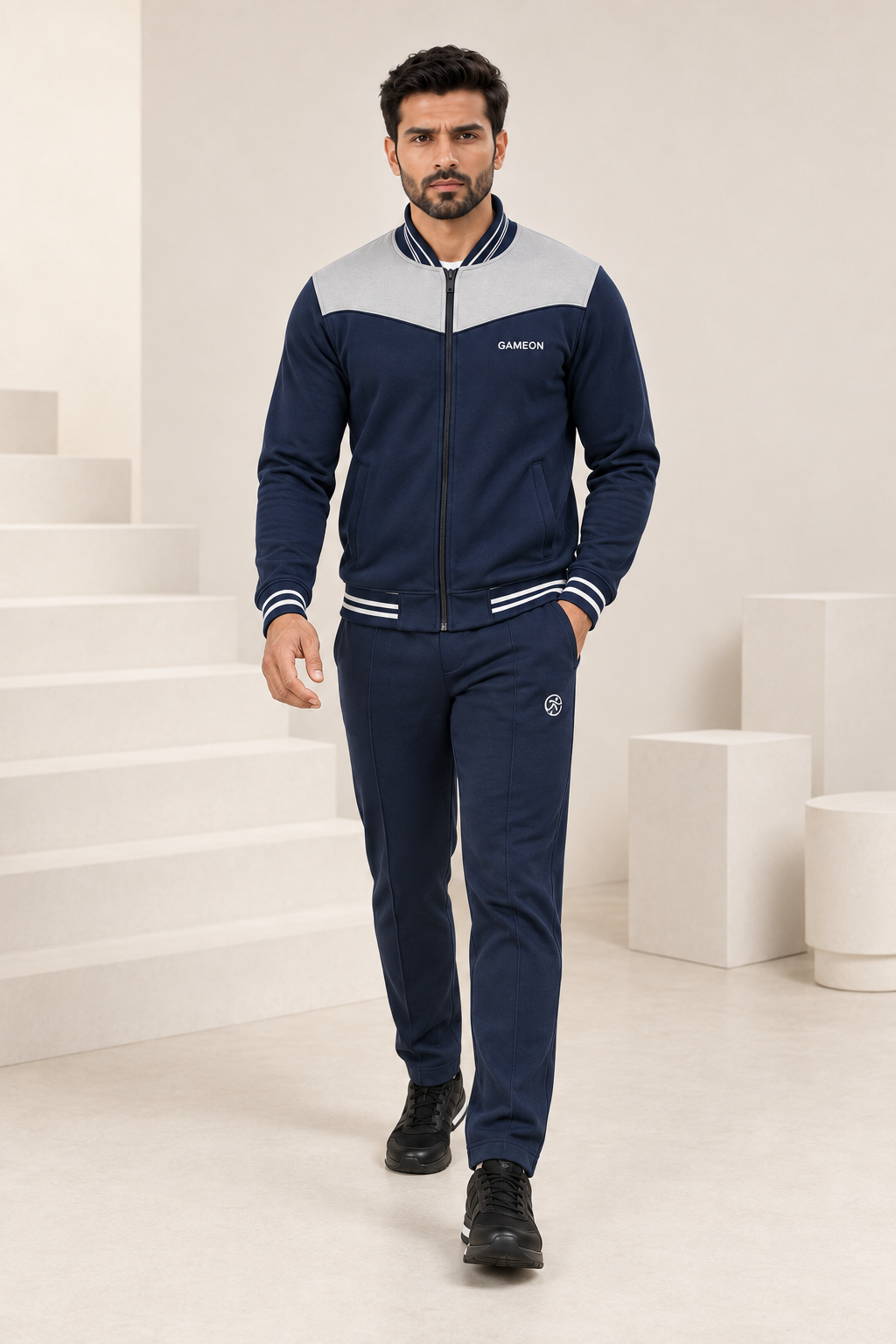 Metro Navy – Navy & Grey