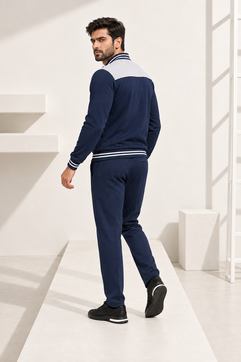 Metro Navy – Navy & Grey