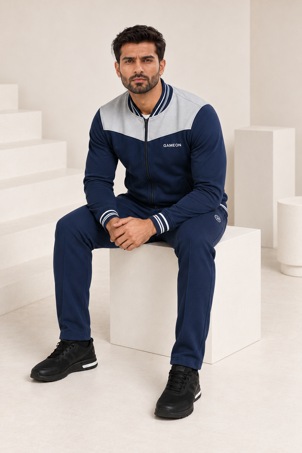 Metro Navy – Navy & Grey