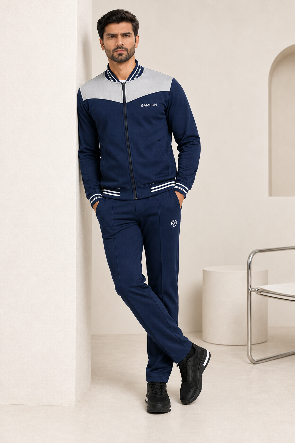 Metro Navy – Navy & Grey