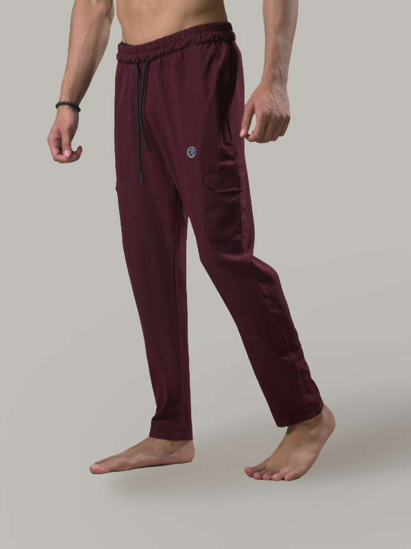 Street Fit Cargo Pants- Maroon Edition